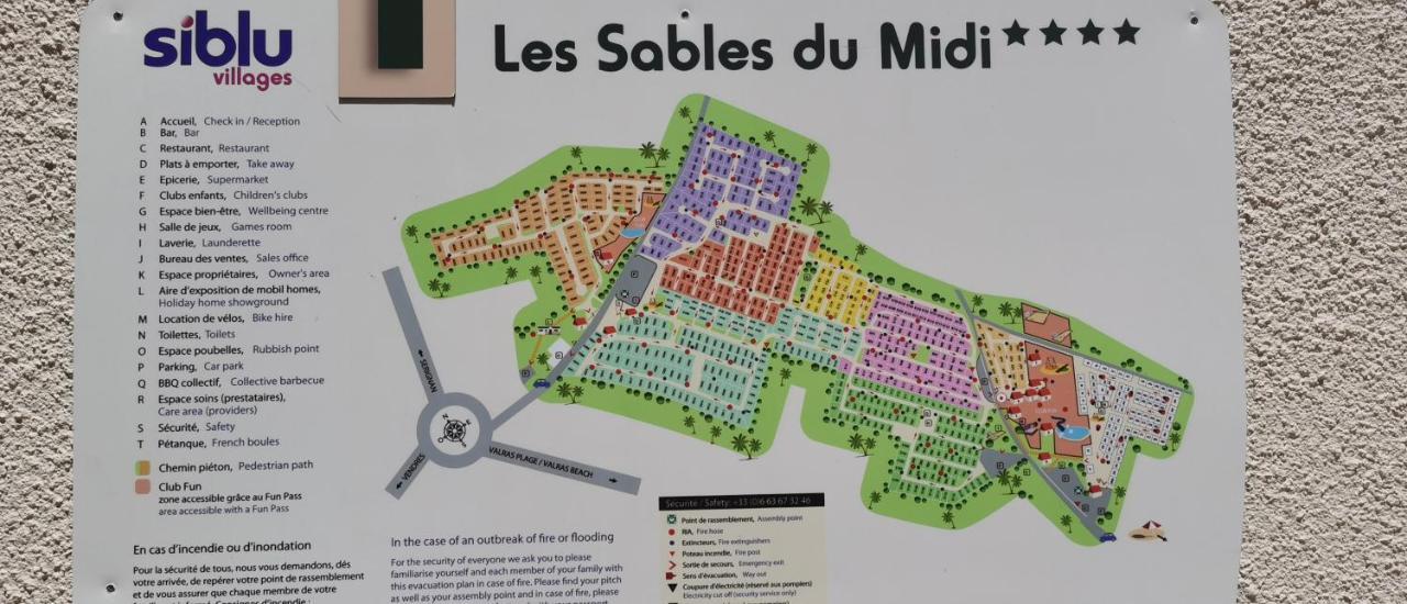 Hotel Les Sables Du Midi Valras-Plage Zewnętrze zdjęcie
